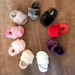 Baby/toddler furry sandals